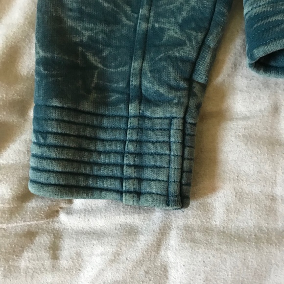 Hoodies Distressed Sweatshirt Motorcycle Jacket - Picture 9 of 9